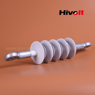 24kv 70kn Composite Long Rod Insulator With Eye To Eye Connection Hardware