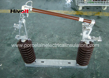 tipo convencional del color de Brown del recorte del fusible del marginado de la porcelana 46KV