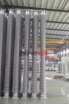 Insuladores para postes de estaciones de caucho de silicona para transmisión de energía de alto voltaje