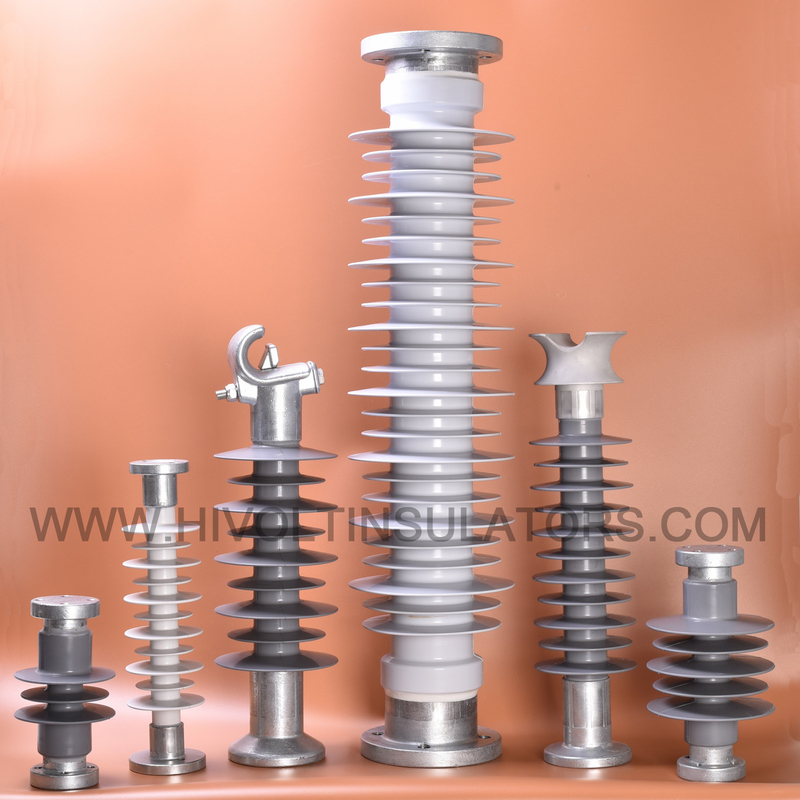 Caucho de silicona 10kV-550kV Alta tensión Pulso de rayo Resiste la tensión 110kV-1880KV para la transmisión de energía