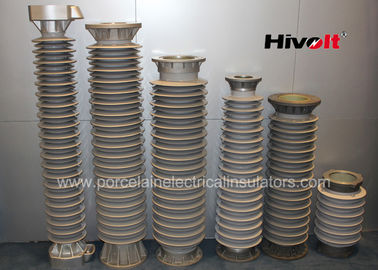 Aisladores huecos de la base de la goma de silicona con el estándar de aluminio del reborde IEC62155
